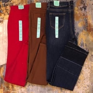 NWT COPPER KEY Big Girls Size 12 Pants and Jeans Bundle.